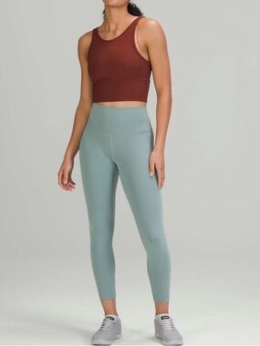 Lululemon Wunder Train High-Rise Tight 25" - Misty Glade - Size 4